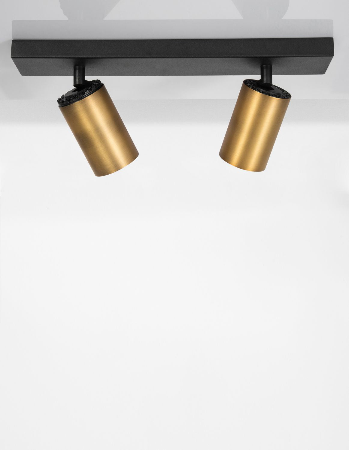 Plafonnier Inus 2 lumières noir