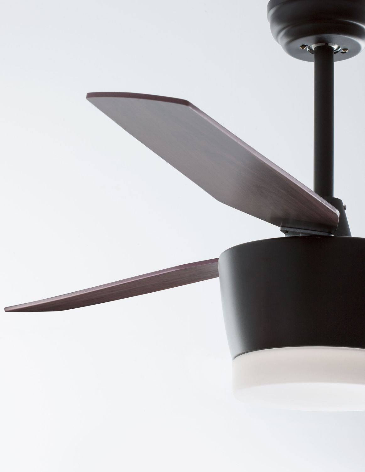 Ventilateur de plafond lumineux Monsoon noir, verre