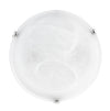 Plafonnier Giorno 2 lumières blanc, verre