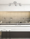 Plafonnier Base 3 lumières nickel