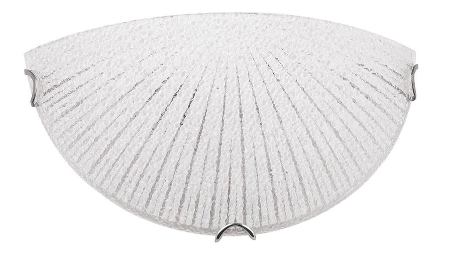 Applique murale Shell blanche, verre