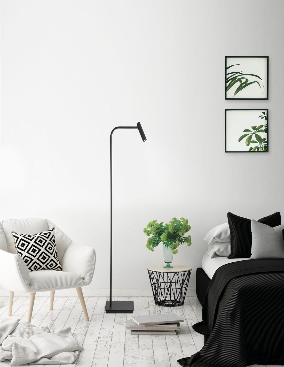 Lampadaire salon | Sicily Noir