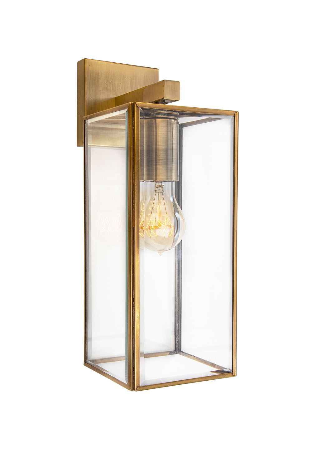 Applique murale Flavio laiton, verre