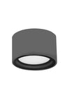 Plafonnier extérieur Focus gris, verre