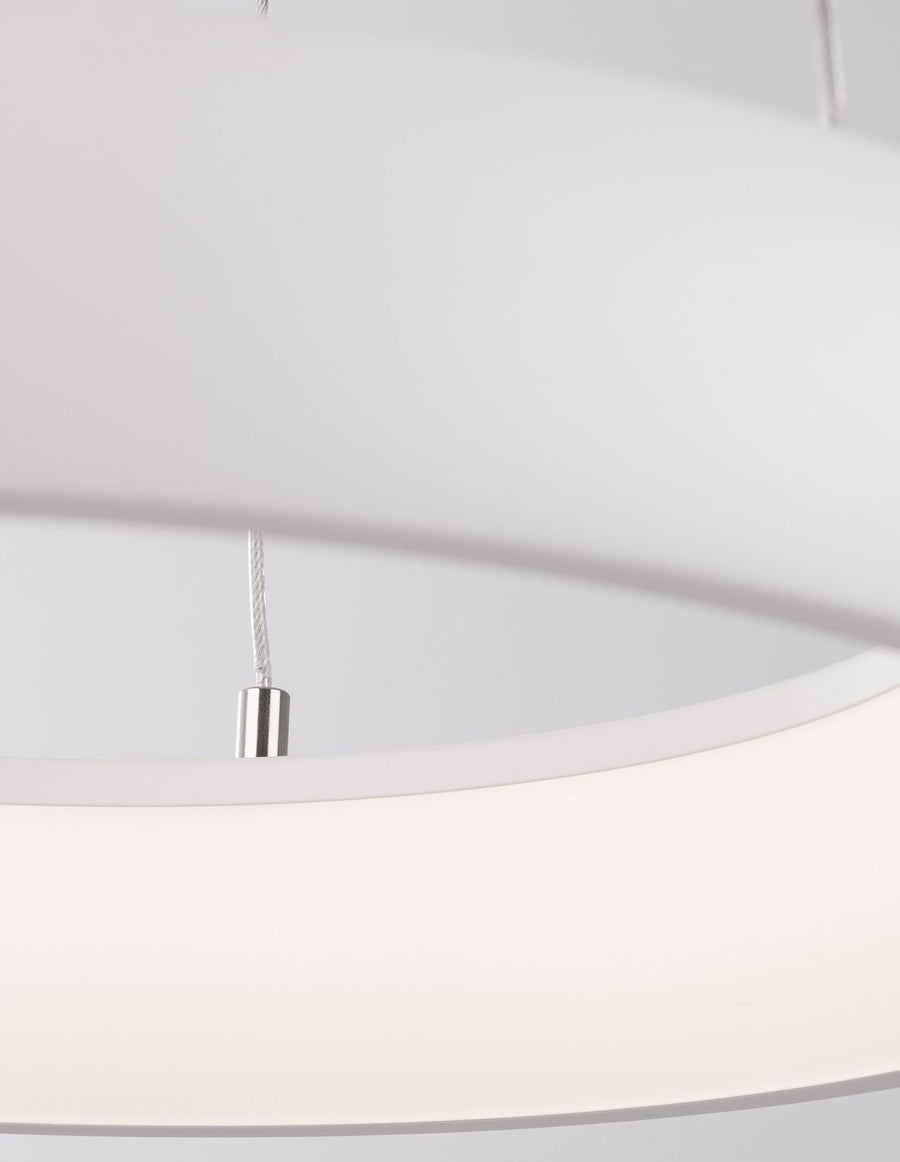 Suspension Albi blanche