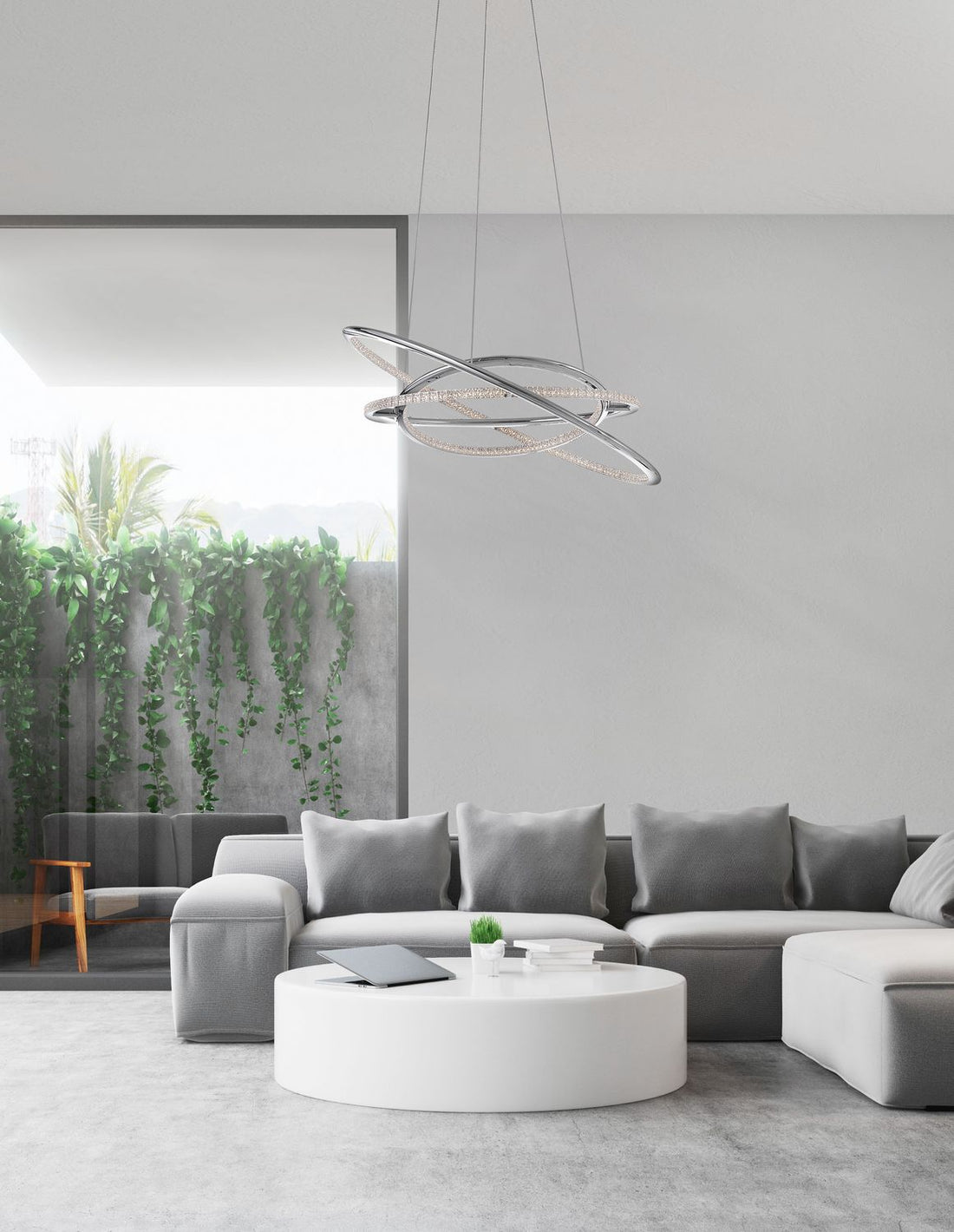 Suspension luminaire | Livorno Chromée
