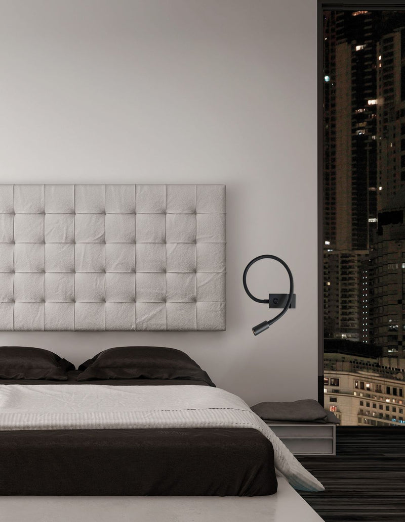 Applique murale Geneva noire