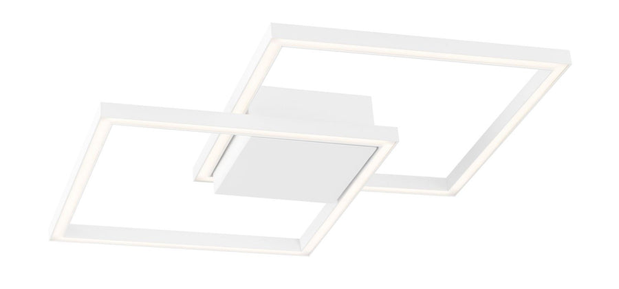 Plafonnier Bilbao blanc, L 46 cm