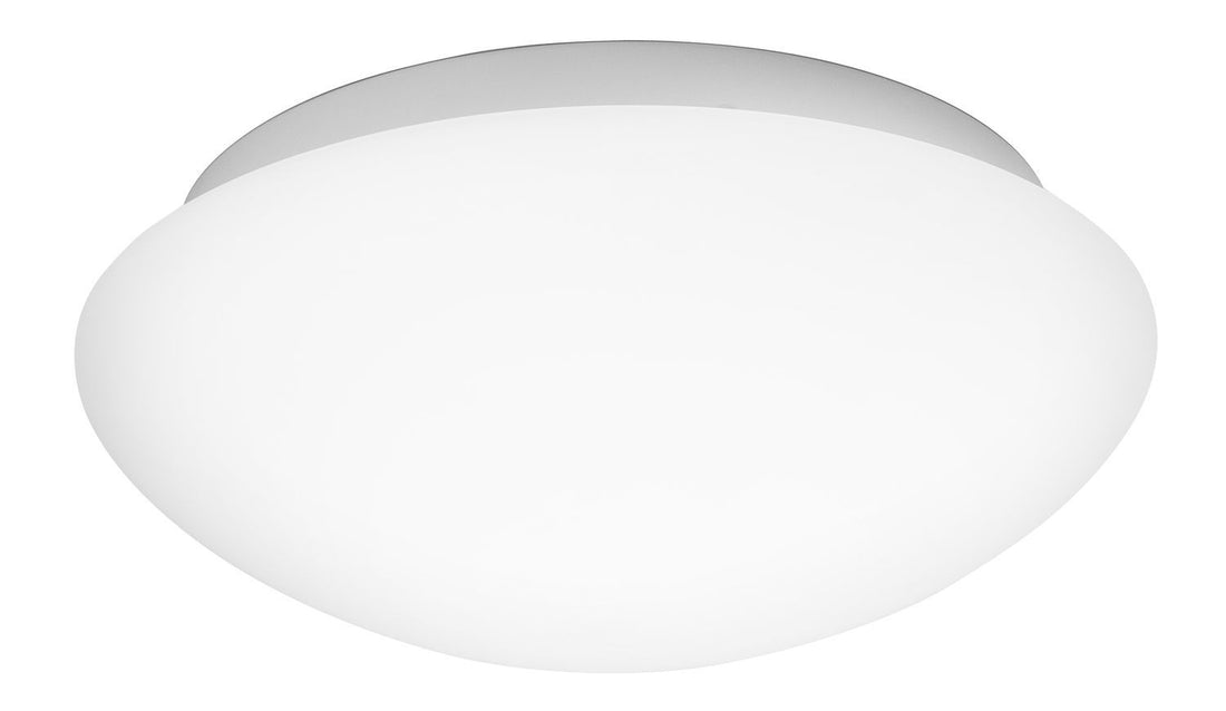 Plafonnier Brest blanc, verre