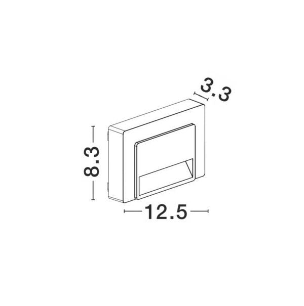Luminaire extérieur | Luton L 12,5 cm