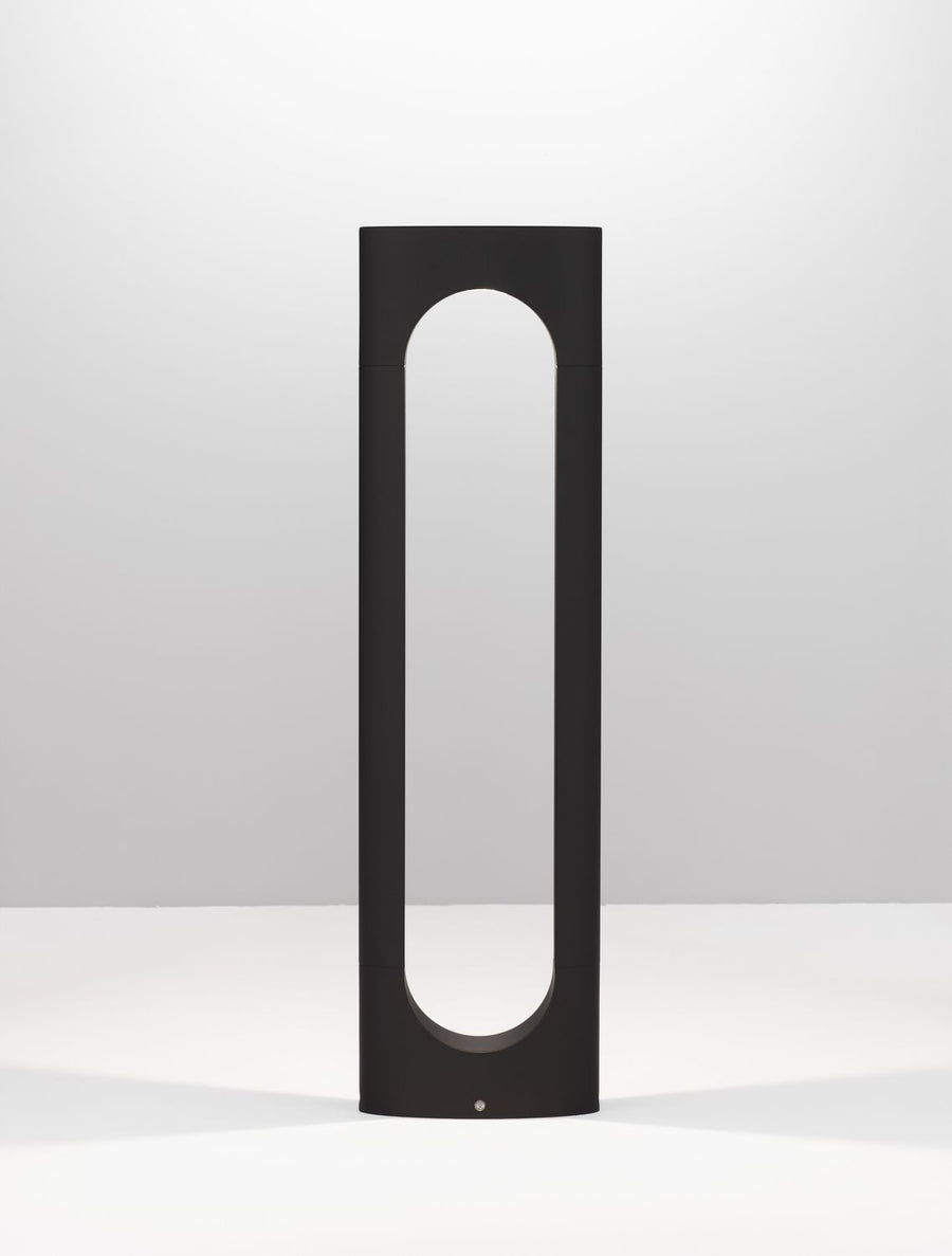 Borne extérieure Portal noire, H 65 cm
