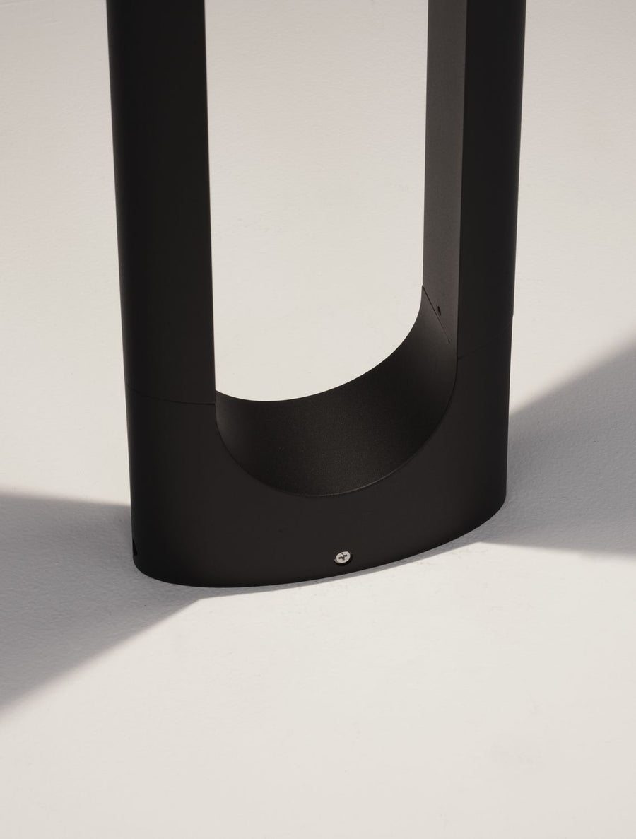 Borne extérieure Portal noire, H 65 cm