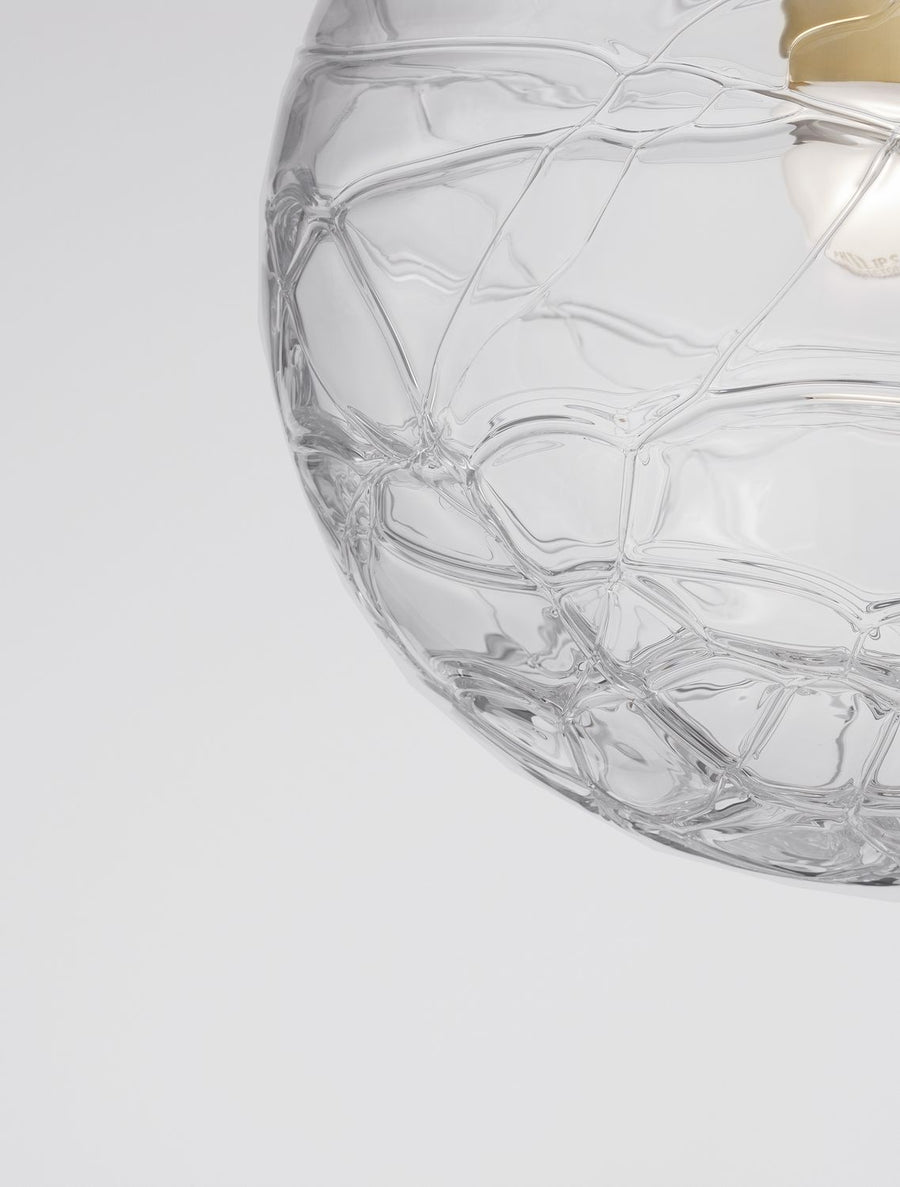Suspension Coen dorée, verre (9006042)