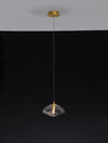 Suspension King dorée, verre (9006045)