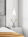 Suspension Livtar blanche, verre