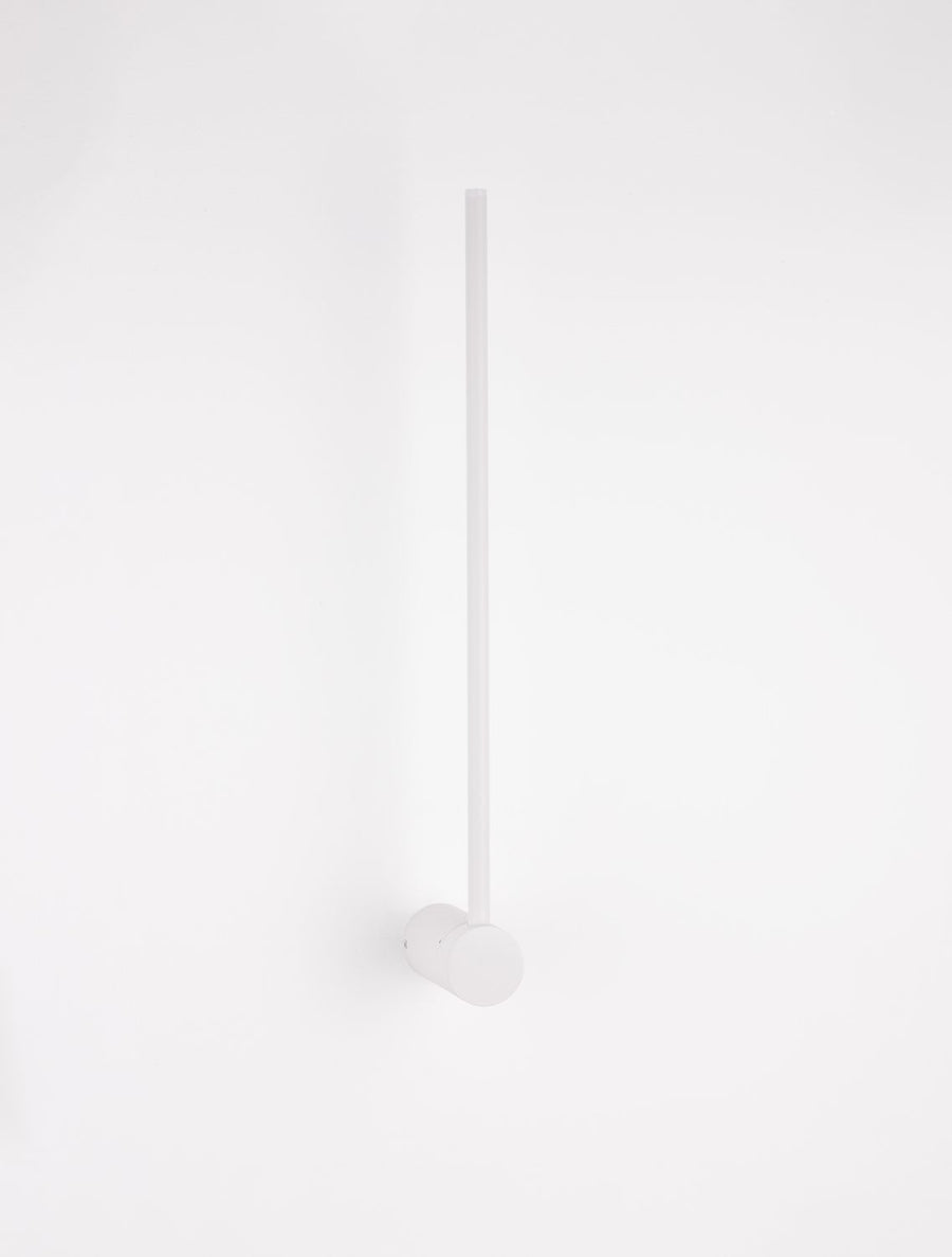Applique murale Synthesi blanche, H 60 cm