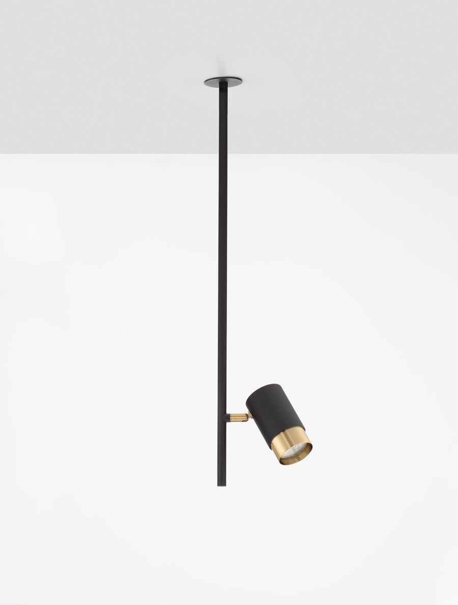 Suspension Pongo noire, H 64,3 cm