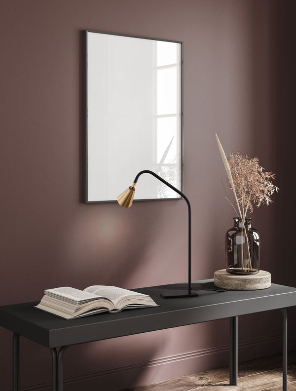 Lampe à poser Geko noire