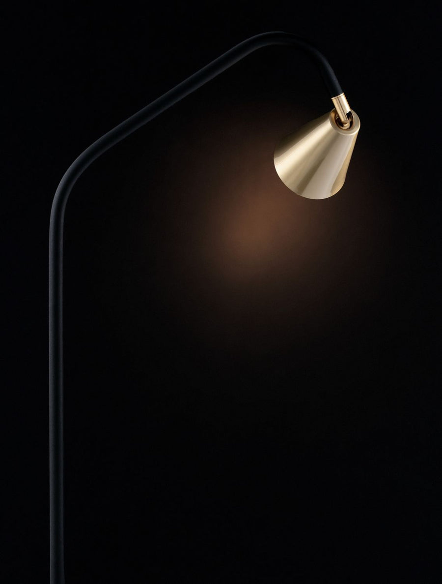 Lampe à poser Geko noire