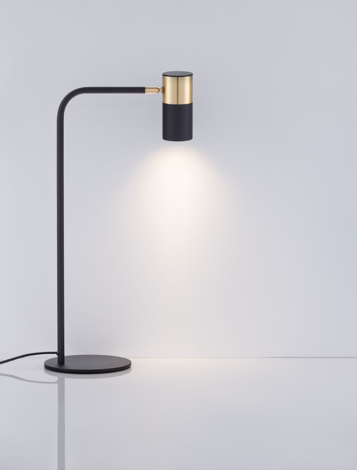 Lampe à poser Pongo noire, H 55 cm