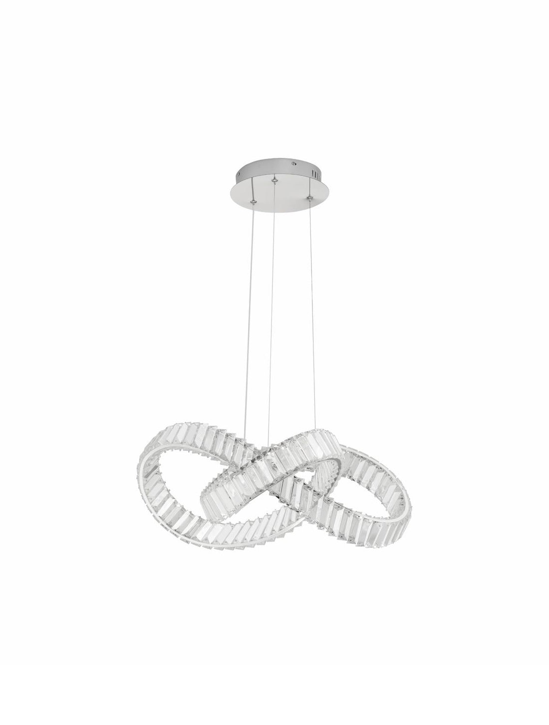 Suspension Conceto chromée, cristal (9019723)