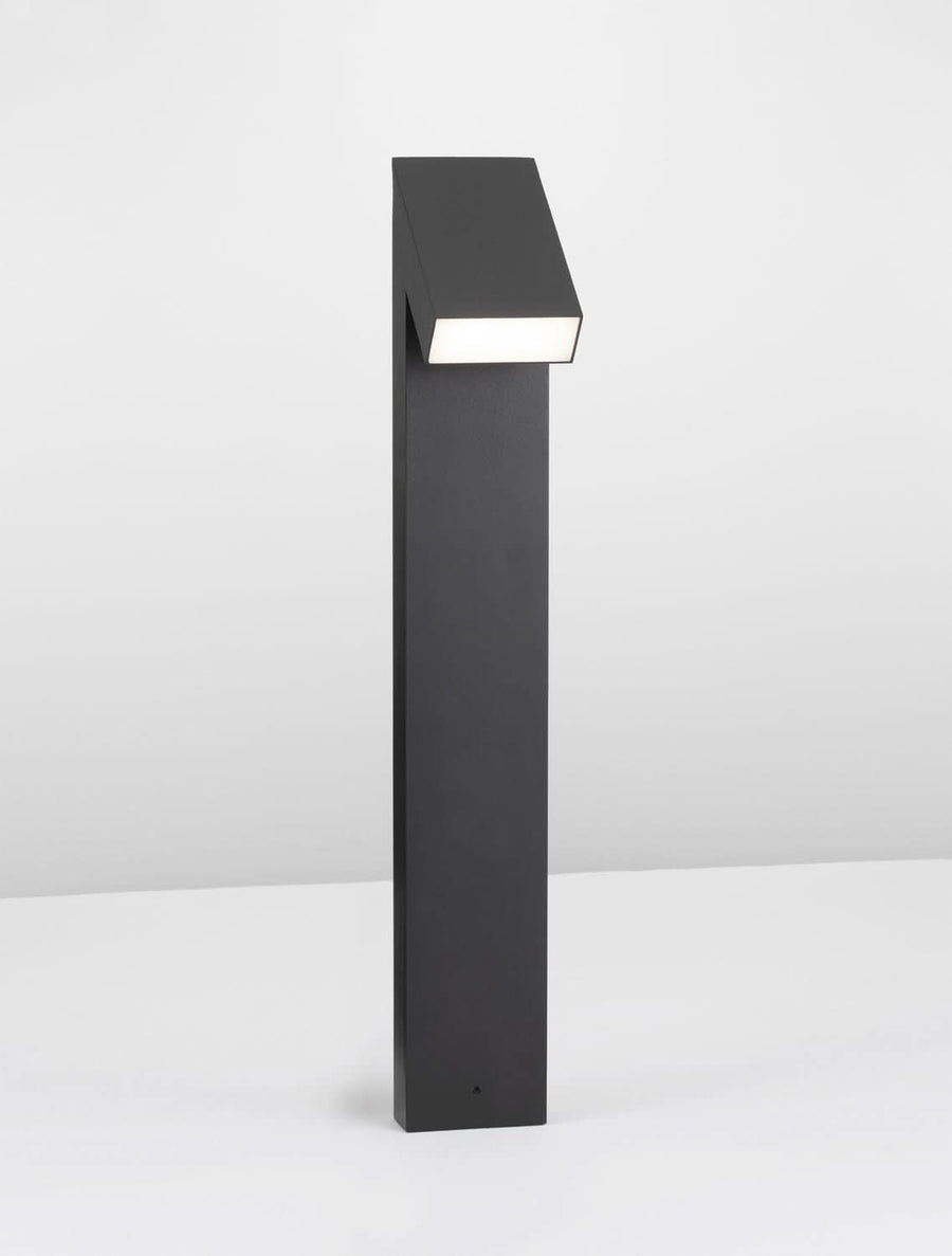 Borne extérieure Brigitta noire, H 80 cm