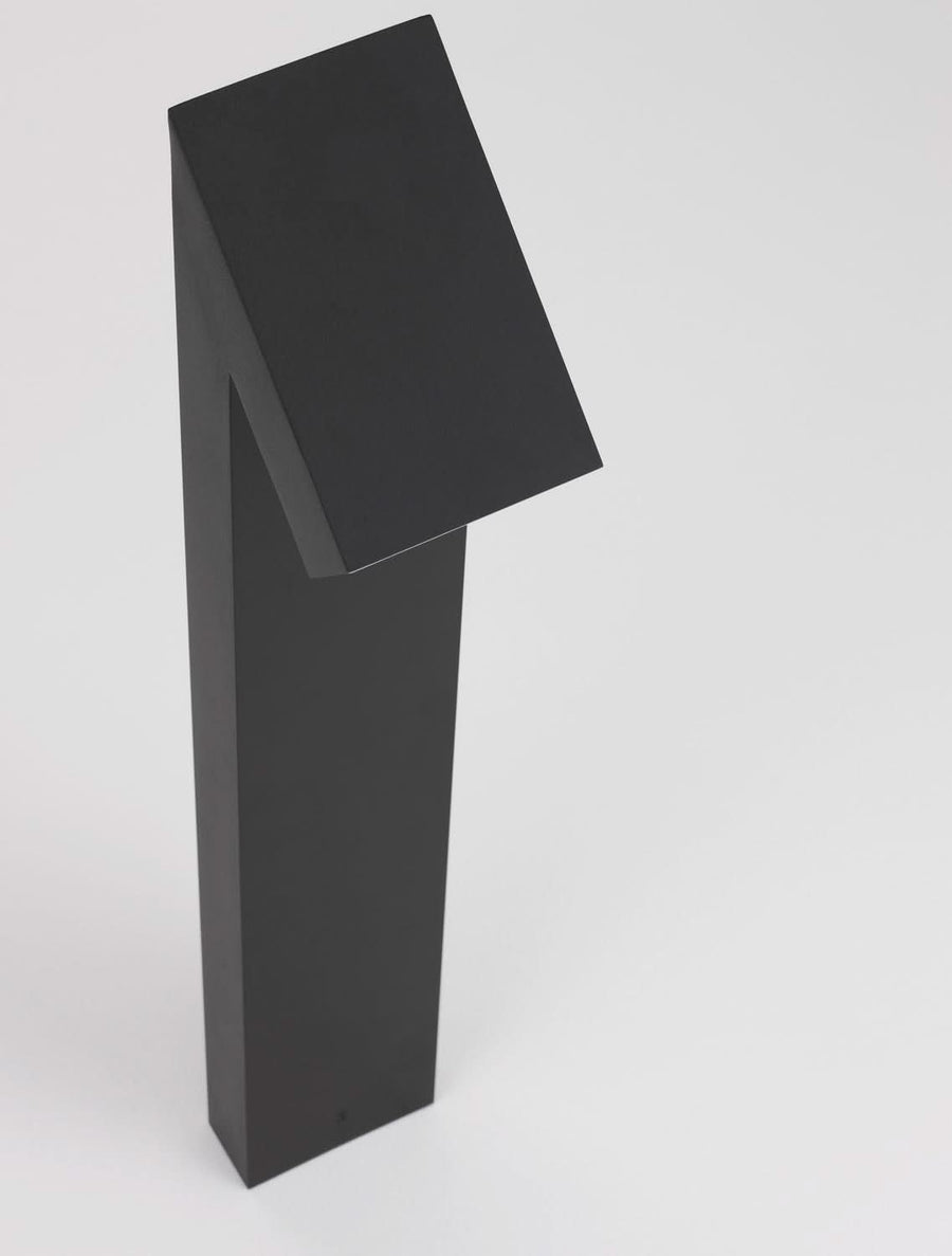 Borne extérieure Brigitta noire, H 80 cm