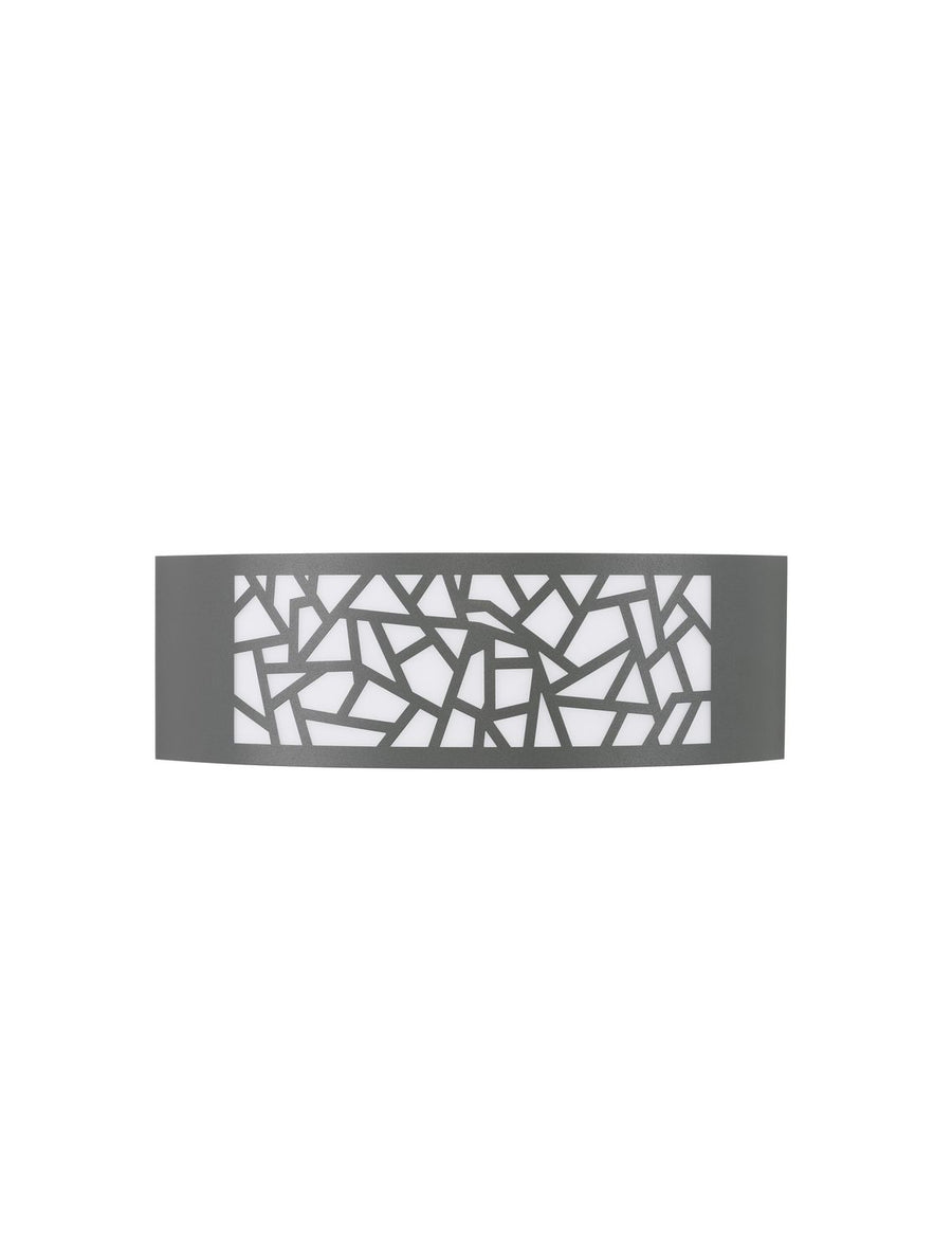 Applique extérieure Zenith grise, L 30,3 cm (9020932)