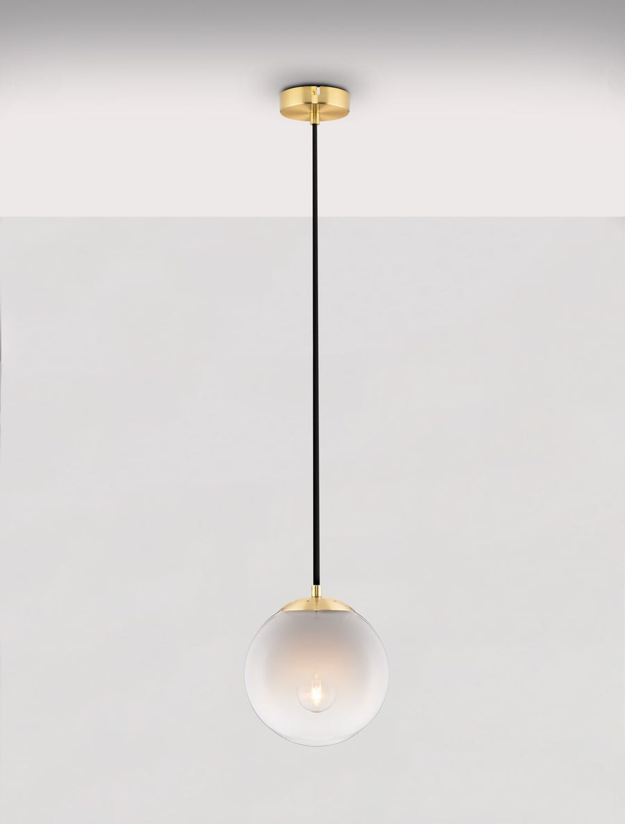 Suspension Vita dorée, verre (9028837)