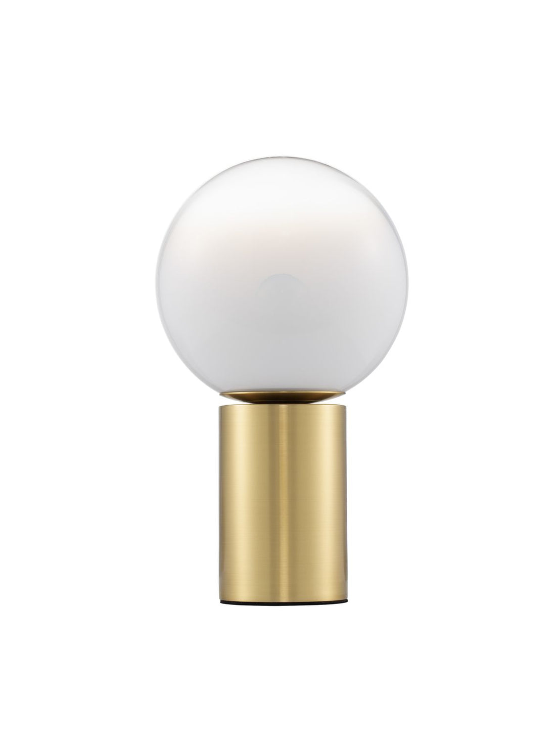 Lampe à poser Vita dorée, verre