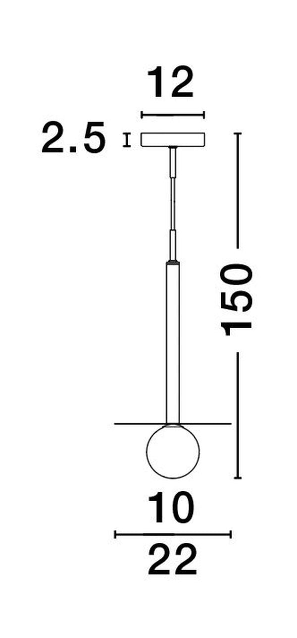 Suspension luminaire | Sergalano