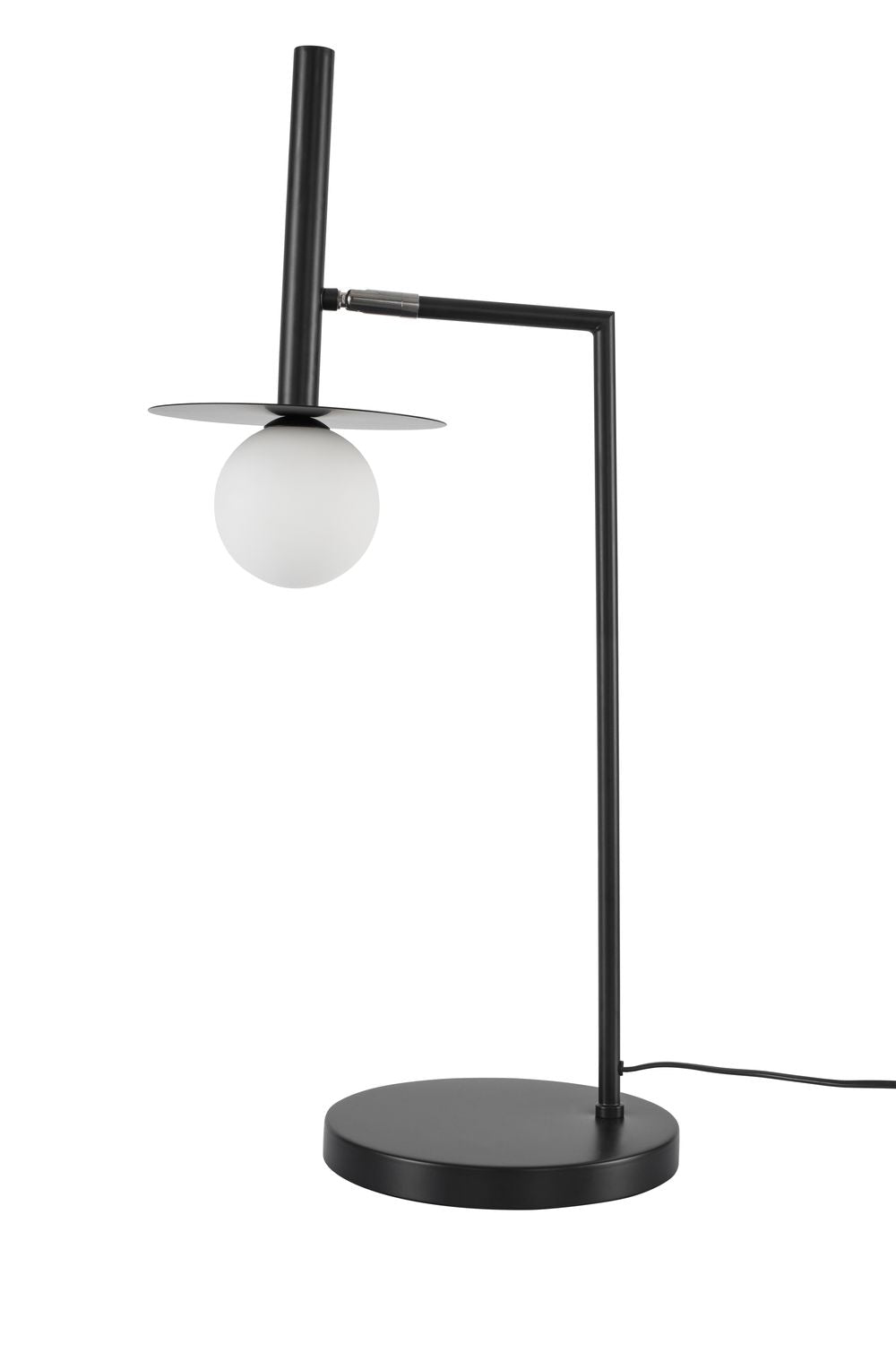 Lampe à poser Pielo noire, verre