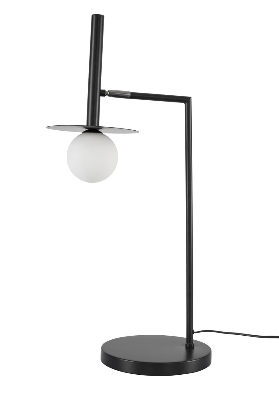 Lampe à poser Pielo noire, verre