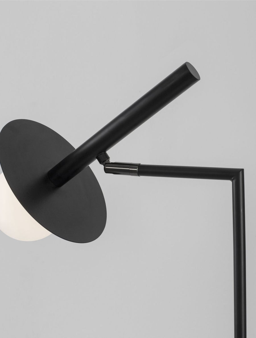 Lampe à poser Pielo noire, verre