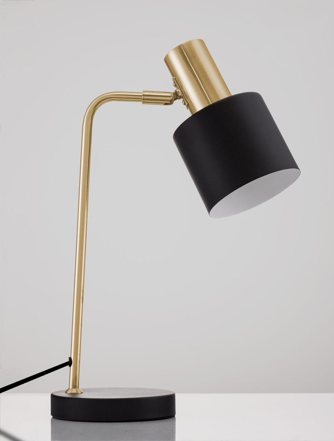 Lampe à poser PAZ dorée, H 43,5 cm