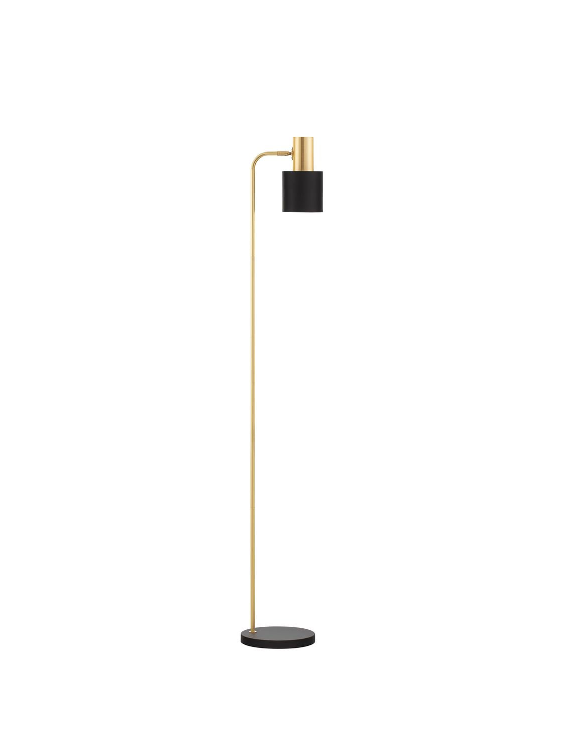 Lampadaire PAZ doré, H 153,5 cm