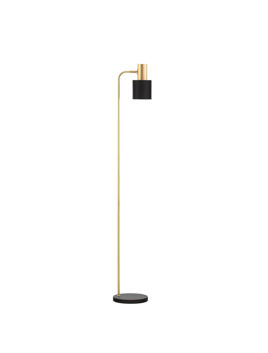 Lampadaire PAZ doré, H 153,5 cm