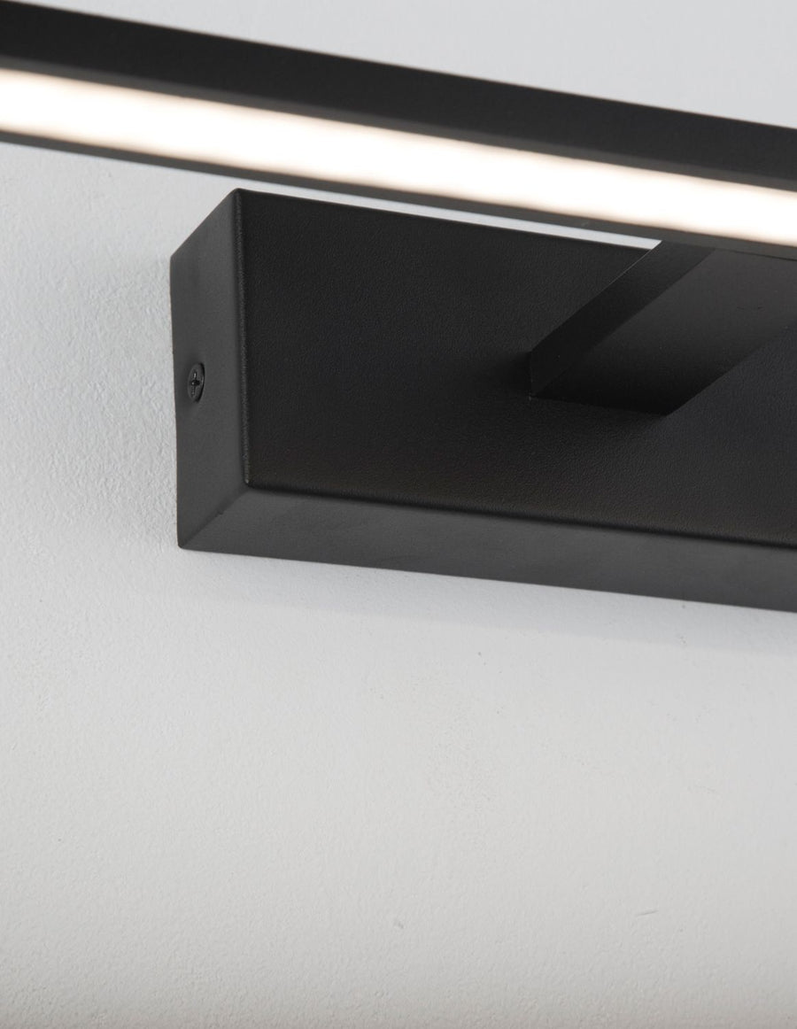 Applique murale Mondrian noire, L 41,5 cm