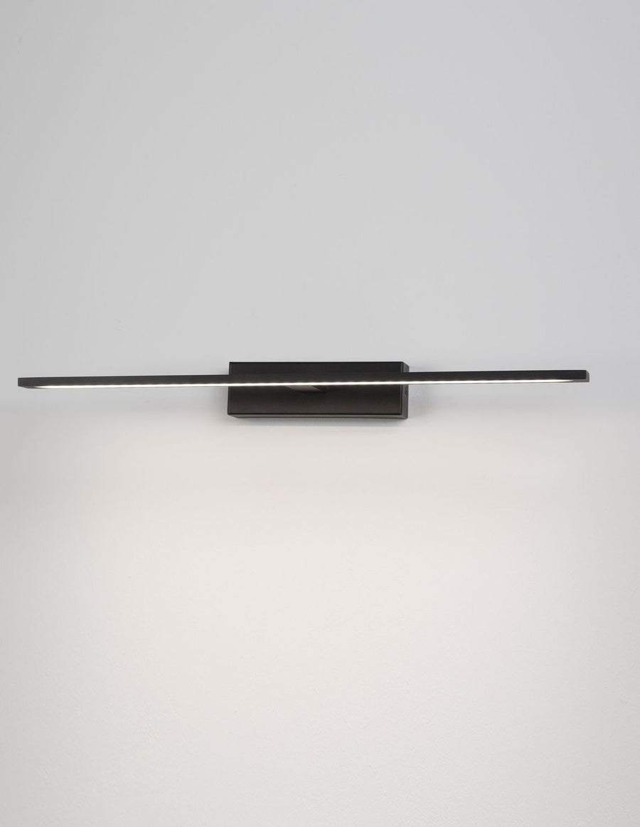 Applique murale Mondrian noire, L 62 cm