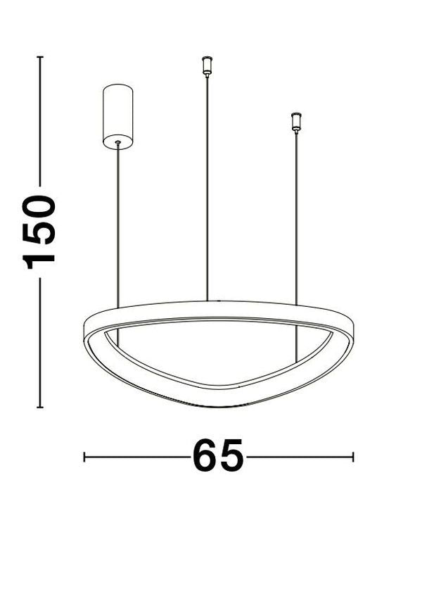 Suspension Esteva blanche