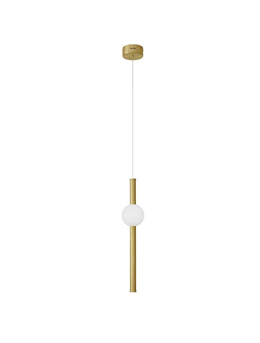 Suspension Neutron dorée, H 150 cm (9054451)