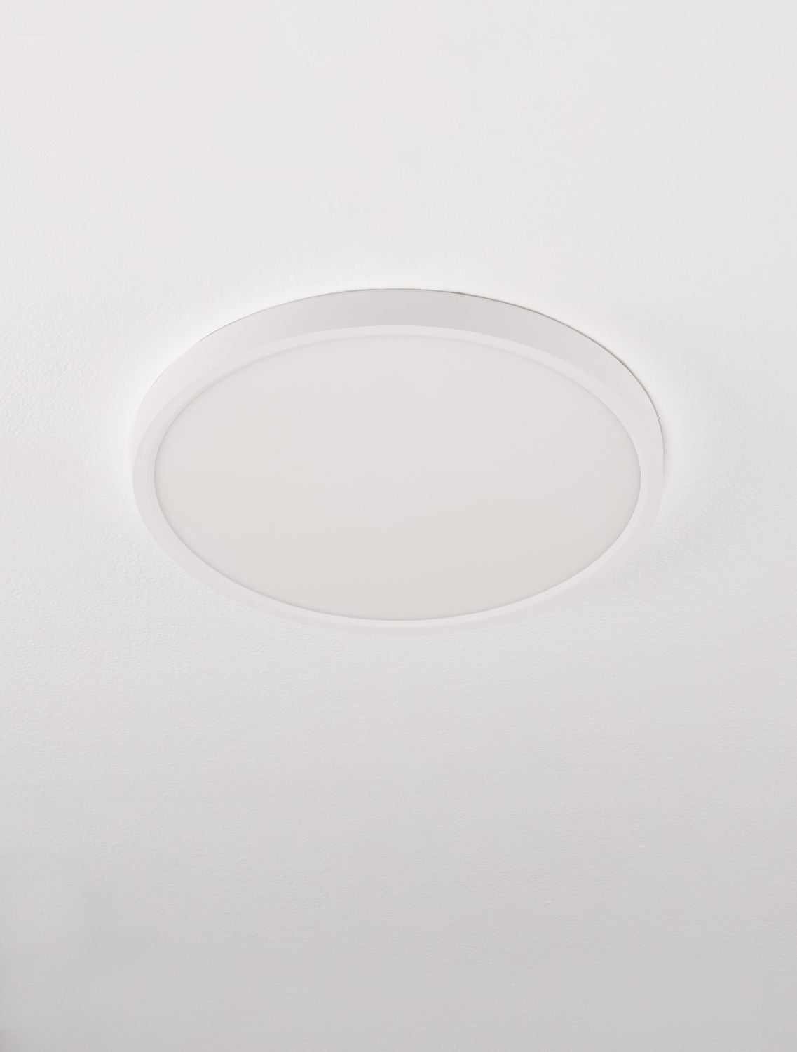 Plafonnier Dixie blanc, Ø 30 cm