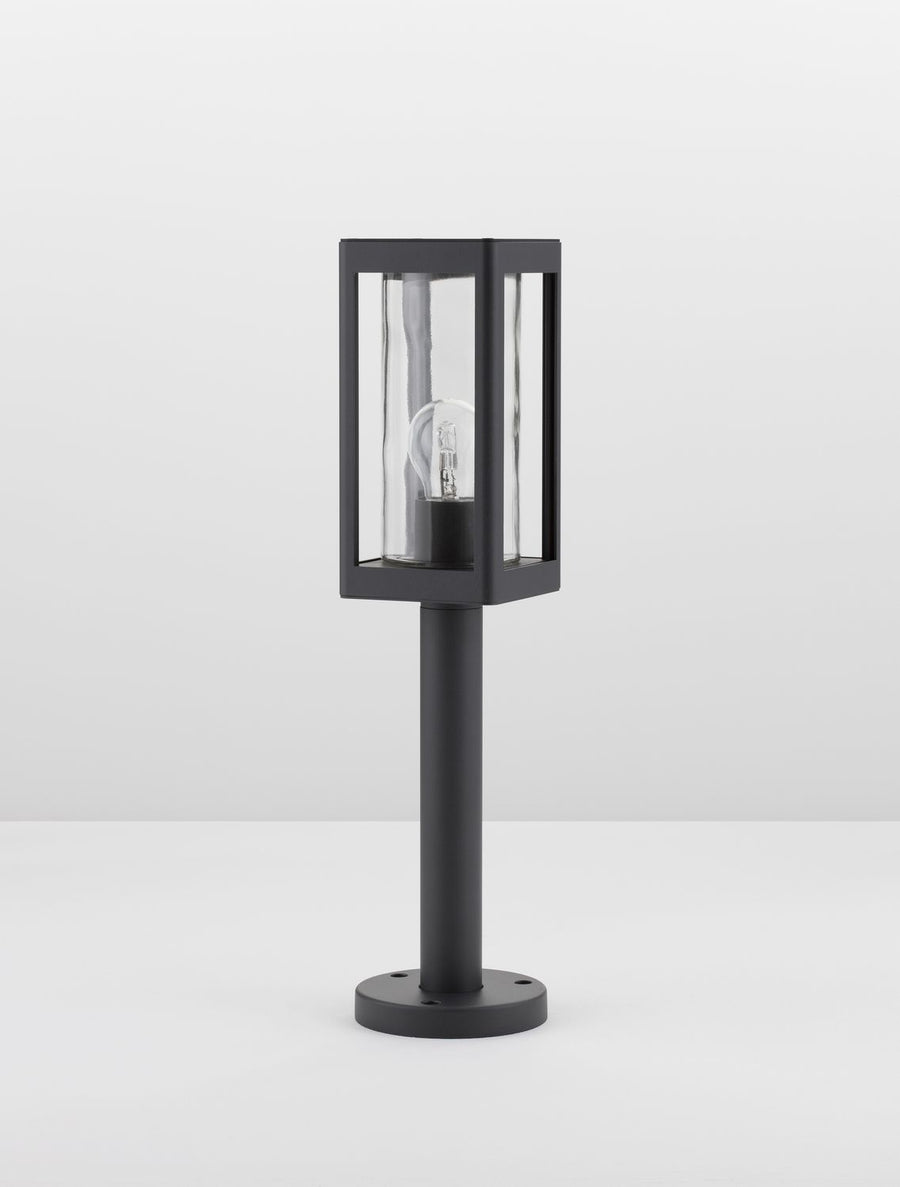Borne extérieure Figo grise, verre