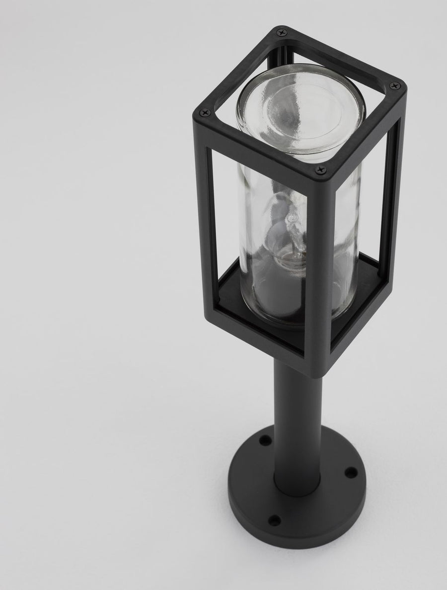 Borne extérieure Figo grise, verre