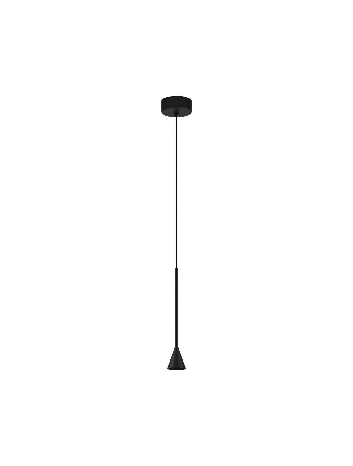 Suspension NET noire, H 200 cm
