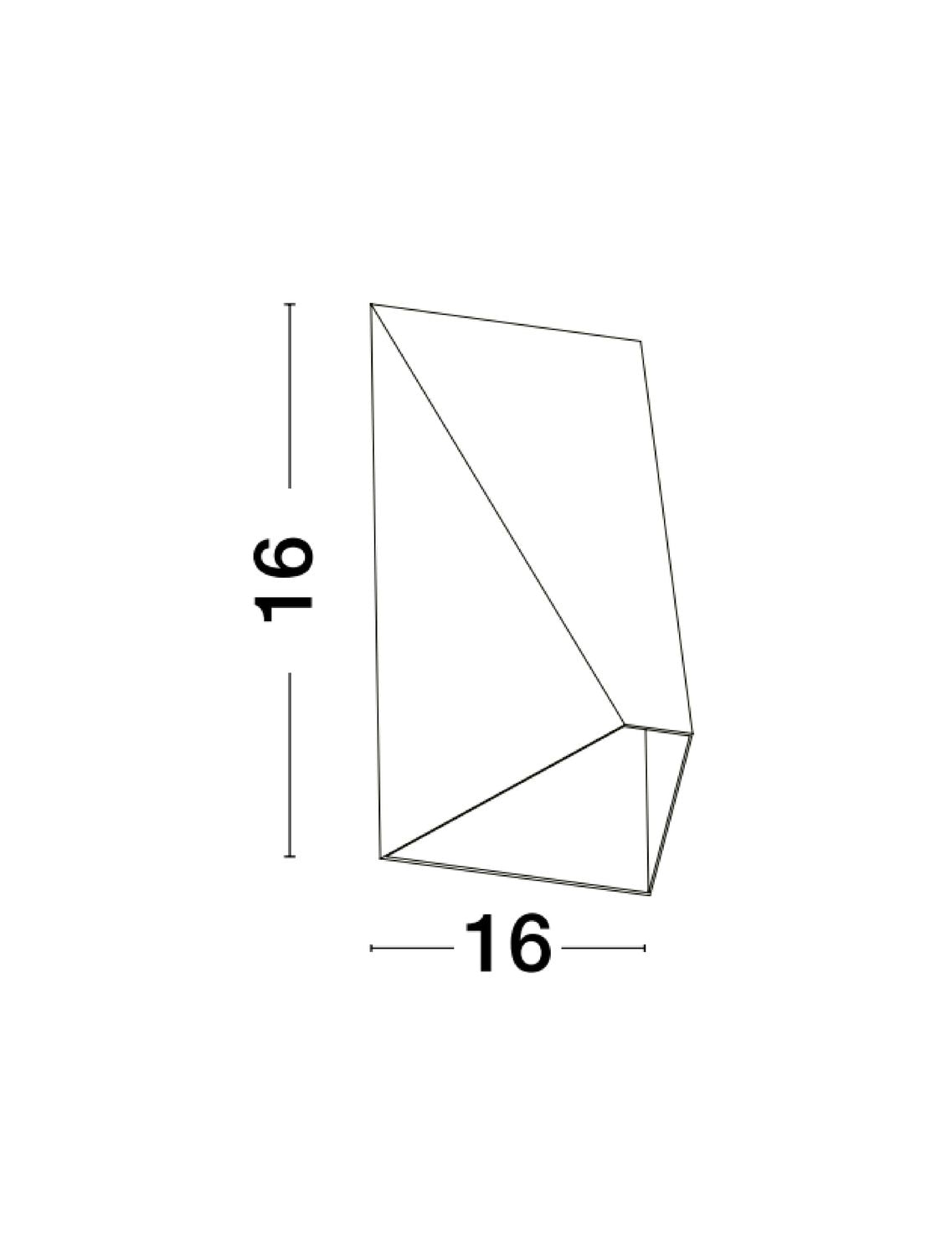 Applique murale Bazz noire