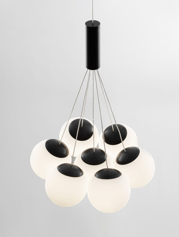 Suspension Nuvole noire, verre (9061433)