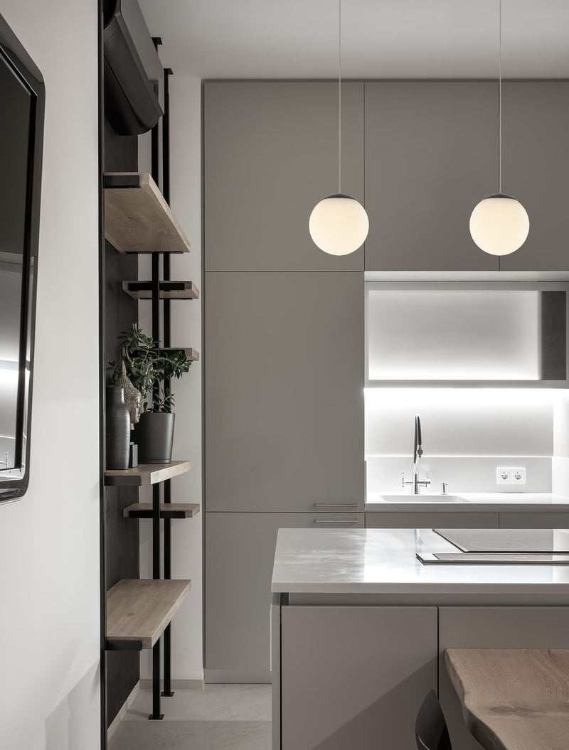 Suspension Nuvole noire, verre (9061435)