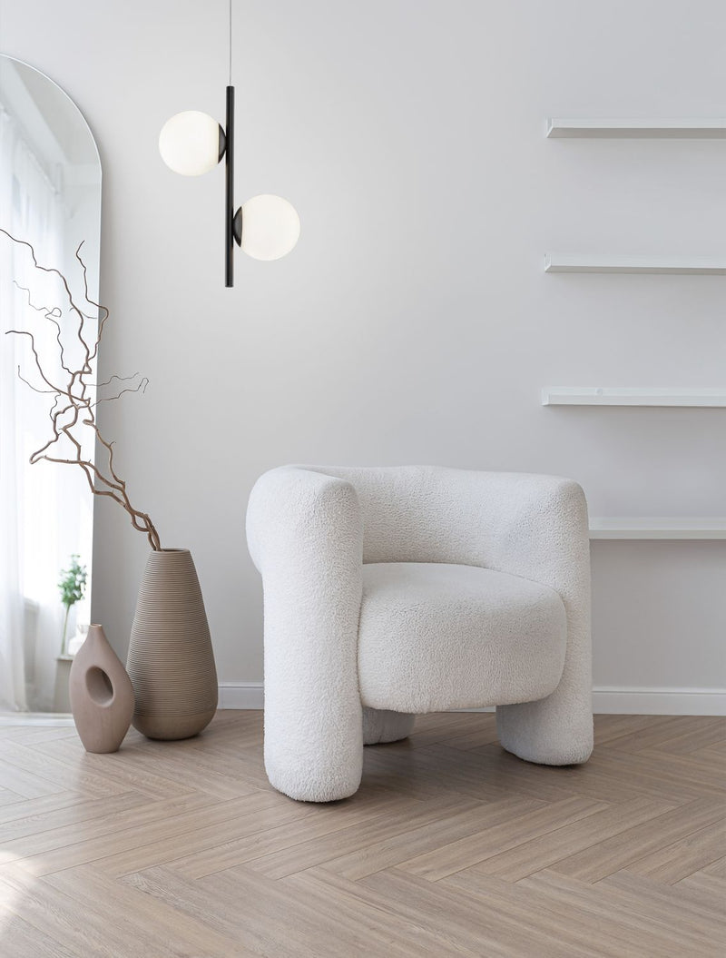 Suspension Nuvole noire, verre (9061436)