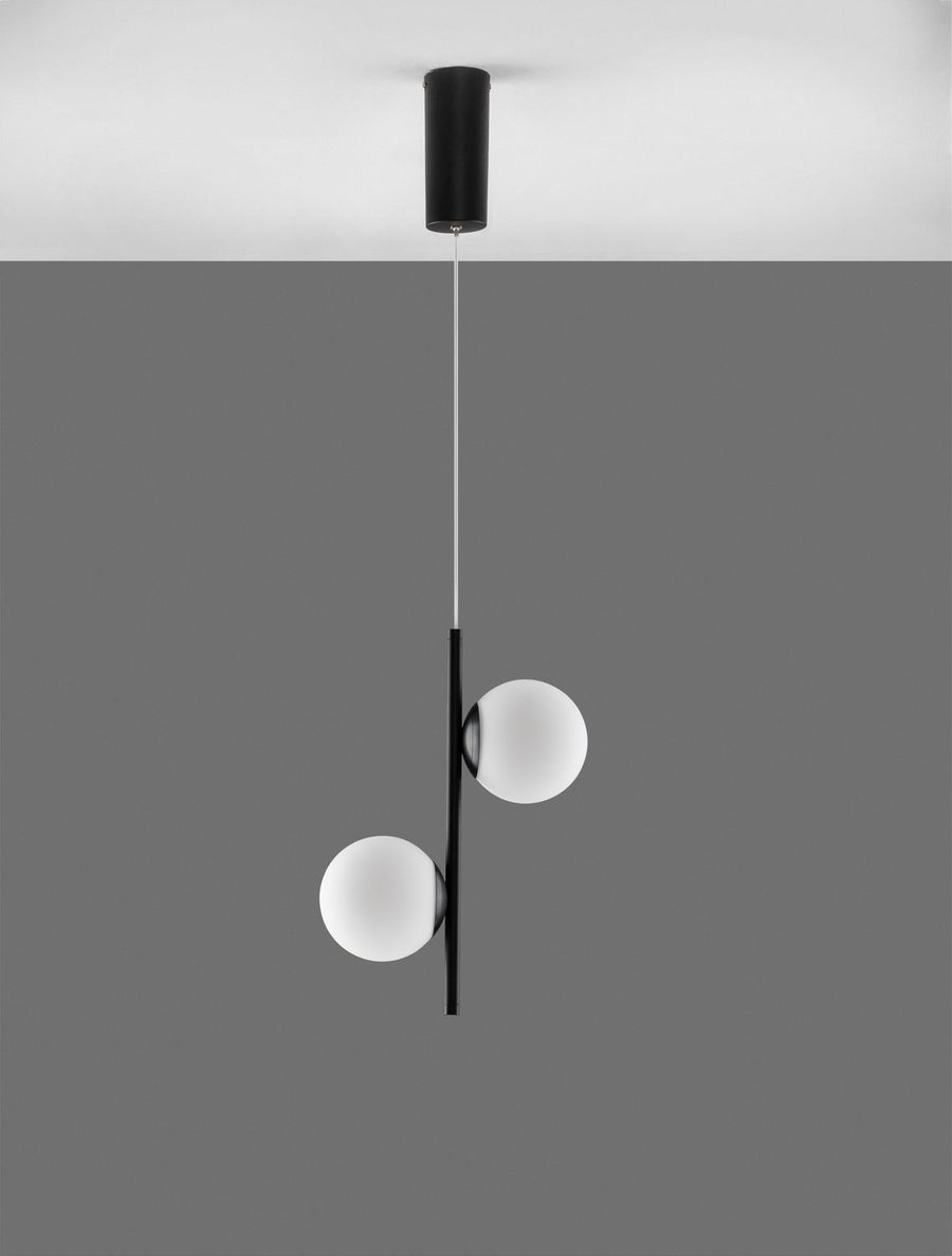 Suspension Nuvole noire, verre (9061436)